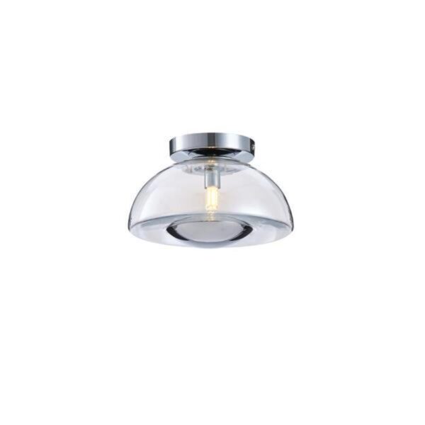 ΠΛΑΦΟΝΙΕΡΑ ΓΥΑΛΙΝΗ G9 MAX 25W 230X230X150mm  ΑΣΗΜΙ ARTE ILLUMINA CLEAR