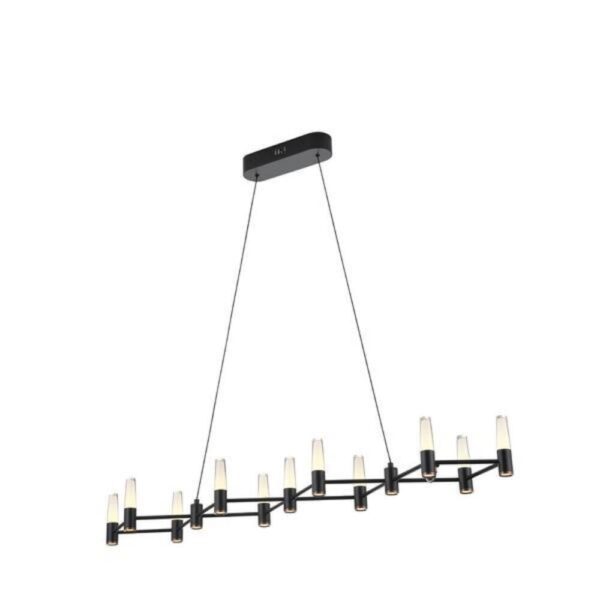 ΦΩΤΙΣΤΙΚΟ ΚΡΕΜΑΣΤΟ ΑΛΟΥΜΙΝΙO LED 58W 3000K 5800Lm 1200X1500mm  ΜΑΥΡΟ-ΧΡΥΣΟ ARTE ILLUMINA VELAS