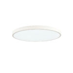 InLight Πλαφονιέρα οροφής LED 150W 3CCT (by switch on base) από λευκό μέταλλο και ακρυλικό D:80cm (42035-A-White)