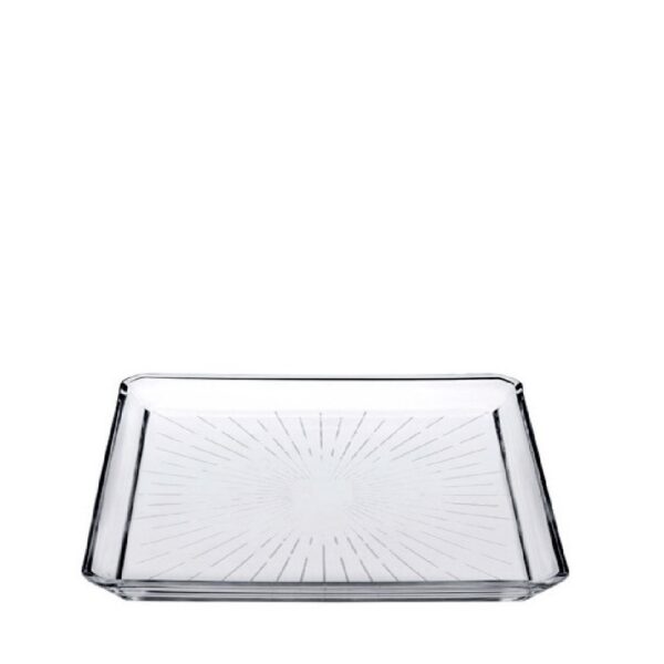 DIS. MADLEN SQUARE PLATE CRYSTALINE 20CM P/456 GB1.OB6.