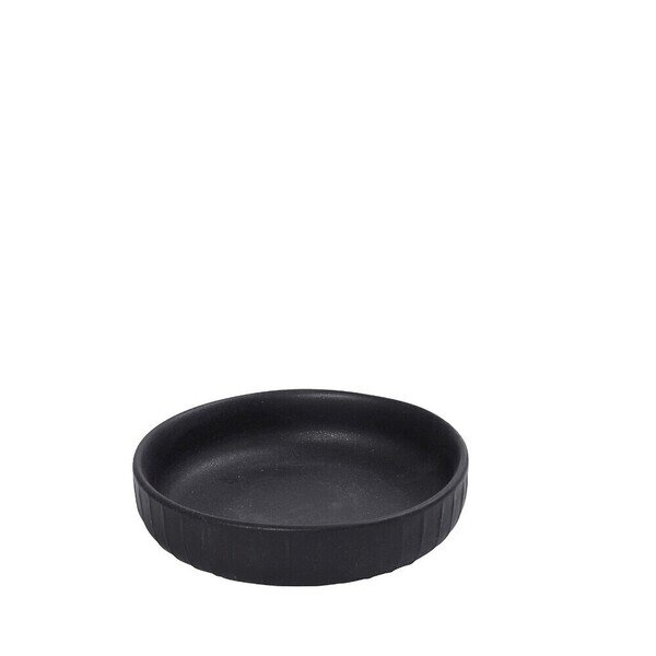DIS. GOBI BLACK SAND HANDMADE ΜΠΩΛ ΡΗΧΟ ΣΤΡΟΓΓ. ΜΑΥΡΟ ΜΑΤ 13,5Χ13,5Χ3,4ΕΚ