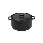 LAVA ΚΑΤΣΑΡΟΛΑΚΙ STONEWARE ΜΑΥΡΟ 400ML D: 12 H: 8.5CM
