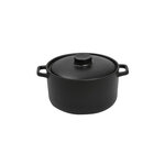 LAVA ΚΑΤΣΑΡΟΛΑΚΙ STONEWARE ΜΑΥΡΟ 190ML D: 10 H: 6.5CM