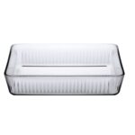 UP.OR. BORCAM RECT. TRAY TEMP. 3000CC 30,6X20,9X6,4CM GB1.OB4