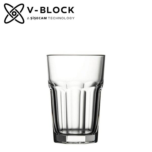 DIS. V-BLOCK CASABLANCA TEMPERED LD 355CC 12.2CM P/864 GB6.OB24…