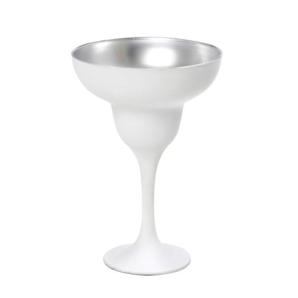 DIS. MAYA WHITE SILVER ΠΟΤΗΡΙ MARGARITA ΛΕΥΚΟ-ΑΣΗΜΙ MAT 305CC 11,5Χ17ΕΚ