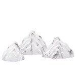 ΤΕΧΝΗΤΟΙ ΒΡΑΧΟΙ ΣΕΤ/3 ΛΕΥΚΟΙ - L:82x14x48, M:61x12x36, S:42x13x30cm