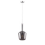 Inlight Κρεμαστό φωτιστικό από φιμέ γυαλί 1XE27 D:18x36cm (4079) - Image 3