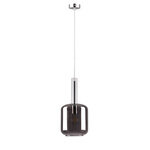 Inlight Κρεμαστό φωτιστικό από φιμέ γυαλί  1XE27 D:18x36cm (4081) - Image 3