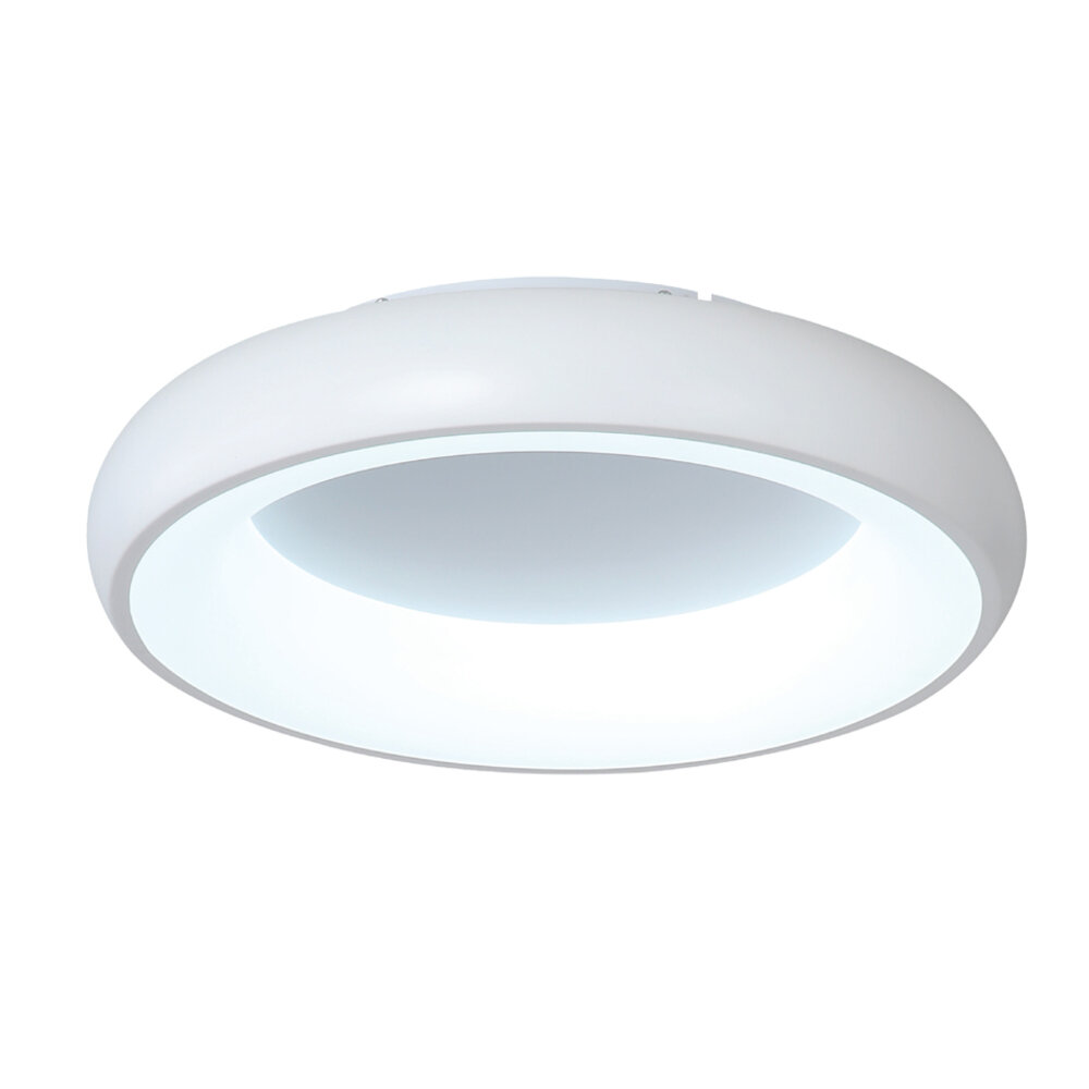 42020A-W.jpg InLight Πλαφονιέρα οροφής LED 3600W 3CCT από λευκό ακρυλικό D:60cm (42020-A-White) - Image 1