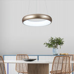 InLight Κρεμαστό φωτιστικό LED 110W 3CCT από λευκό ακρυλικό D:60cm (42023-A-White) - Image 3