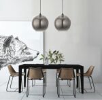 InLight Κρεμαστό φωτιστικό από φιμέ γυαλί 1XE27 D:35cm (4355-ΑΒ) - Image 3