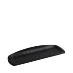 BLACK ΓΟΝΔΟΛΑ ΟΡΘ. 26,5Χ11ΕΚ WAVY MATTE ΜΕΛΑΜΙΝΗΣ  (smA)