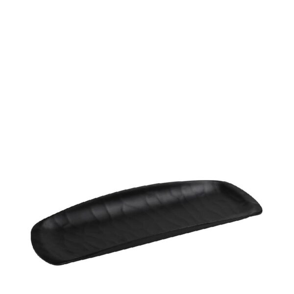 BLACK ΓΟΝΔΟΛΑ ΟΡΘ. 26,5Χ11ΕΚ WAVY MATTE ΜΕΛΑΜΙΝΗΣ  (smA)
