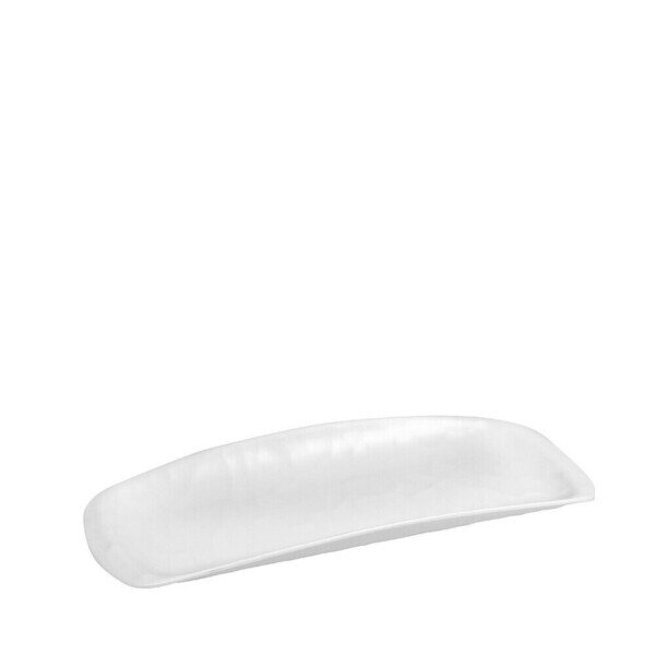 WHITE ΓΟΝΔΟΛΑ ΟΡΘ. 26,5Χ11ΕΚ WAVY MATTE ΜΕΛΑΜΙΝΗΣ  (smA)