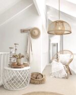 InLight Κρεμαστό φωτιστικό από ρατάν 1XE27 D:35cm (4523) - Image 3