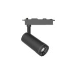 InLight Σποτ μονοφασικής ράγας LED 20W 3CCT με επιλογή εναλλαγής μοιρών σε μαύρη απόχρωση D:5.8cmX15,2cm (Τ1-06300-Black)