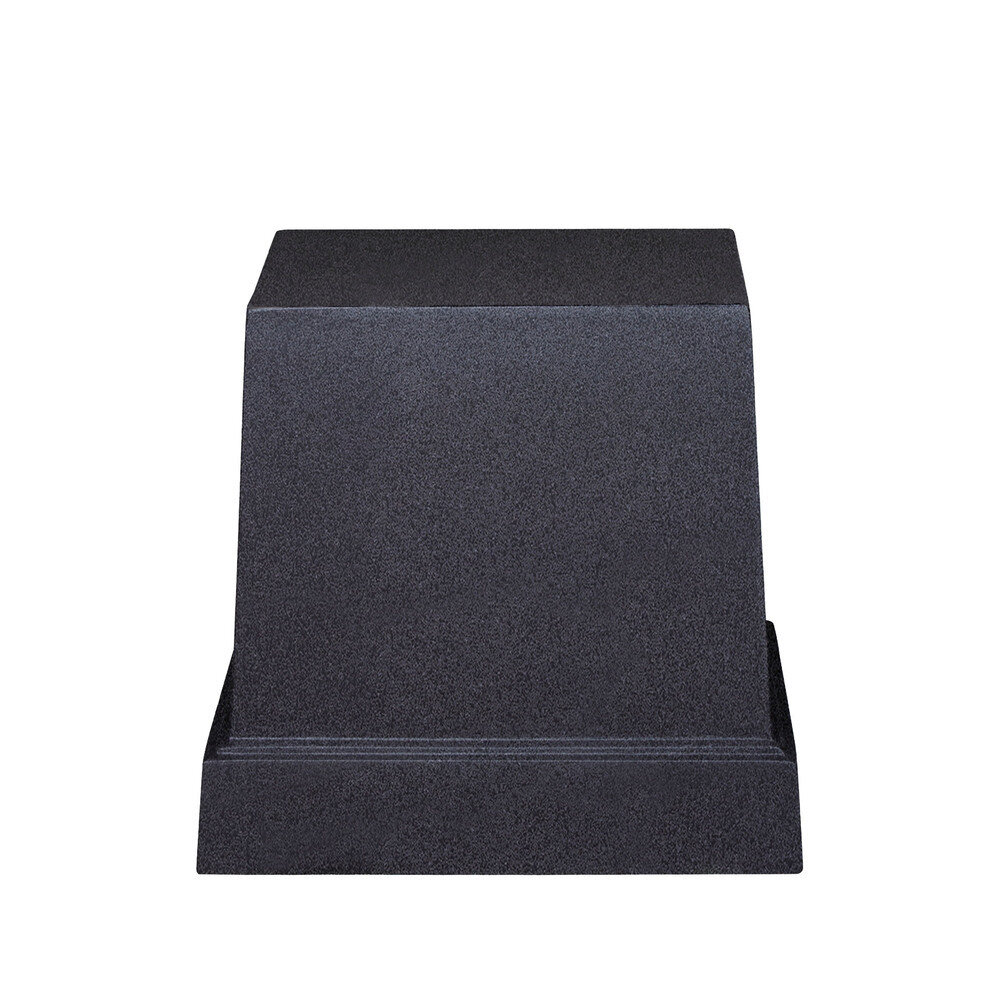 94801-L.jpg ΒΑΣΗ FIBERCLAY MEDIUM ΓΙΑ ΚΑΣΠΩ ΜΑΥΡΟ ΓΡΑΝΙΤΗ ΤΕΤΡΑΓΩΝΟ - 38x38x36cm - Image 1