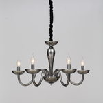 ΚΡΕΜΑΣΤΟ Φ/Σ 5ΧΕ14 ΦΙΜΕ ΚΡΥΣΤΑΛΛΟ+ΧΡΩΜΙΟ ΜΕΤΑΛΛΟ Φ69ΧΗ168CM LUNARIA