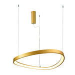 ΚΡΕΜΑΣΤΟ Φ/Σ LED 73W CCT 5800LM HARMONY ΧΡΥΣΟ ΑΛΟΥΜΙΝΙΟ IP20 D80XH120CM