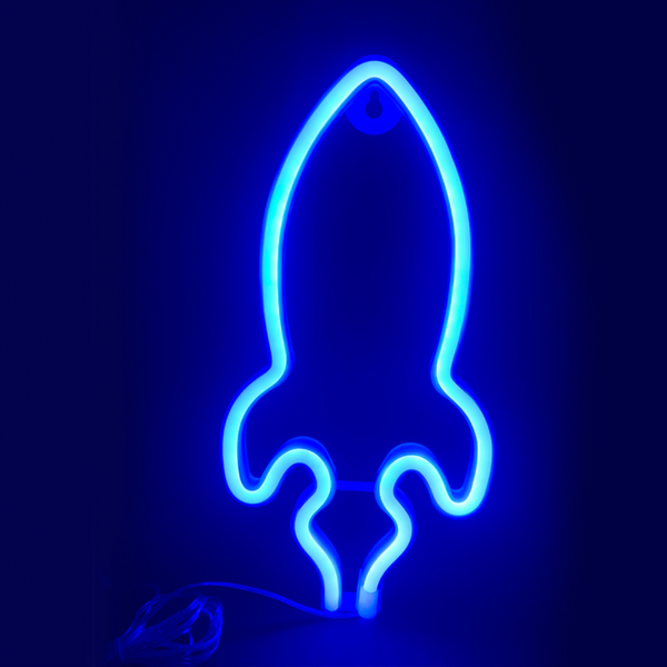 ΠΥΡΑΥΛΟΣ, 87 NEON LED ΛΑΜΠΑΚΙΑ ΜΕ ΜΠΑΤΑΡΙΑ (3xAA)/USB, ΜΠΛΕ, IP20, 13.5x2x27cm