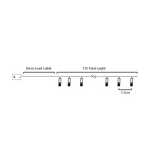 "PLASTIC CLOUD" 10 LED ΛΑΜΠΑΚ ΣΕΙΡΑ ΜΠΑΤΑΡ.(3xAA) ΨΥΧΡΟ ΛΕΥΚΟ IP20 135+30cm ΔΙΑΦΑΝ ΚΑΛΩΔ ΤΡΟΦΟΔ - Image 2