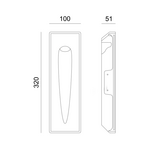 ΓΥΨΙΝΟ TRIMLESS Φ/Σ MACY ΕΜΜΕΣΟΥ ΦΩΤΙΣΜΟΥ MR11 12V - Image 2