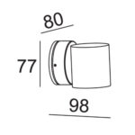 NETTO ΣΠΟΤ LED 3X1W IP44 - Image 2
