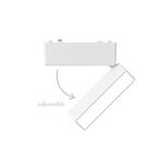 InLight Φωτιστικό LED 5W 3CCT για Ultra-Thin μαγνητική ράγα σε λευκή απόχρωση (by tuya and zigbee) D:12,8cmX8cm (T04905-WH) - Image 2