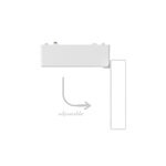 InLight Φωτιστικό LED 5W 3CCT για Ultra-Thin μαγνητική ράγα σε λευκή απόχρωση (by tuya and zigbee) D:12,8cmX8cm (T04905-WH) - Image 3