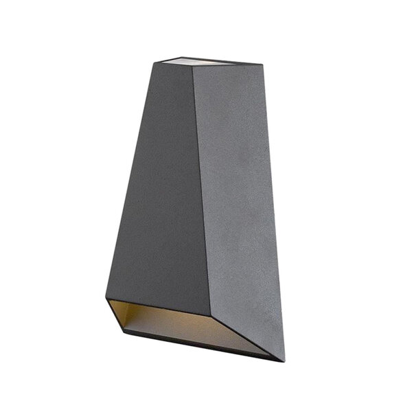LED COB WALL LUMINAIRE 6W 425LM  30° AND 120°  230VAC 3.000K DARK GREY CRI80 IP54 30.000HRS