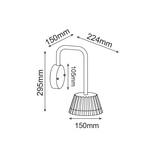 LED SMD WALL LUMINAIRE 10W 400LM 85° 230V AC 3.000K DARK GREY CRI80 IP54 30.000HRS - Image 3