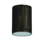 E27 PAR30  ROUND CEILING LUMINAIRE 230V AC GOLDEN BLACK IP65 MAX.35W