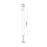LED COB POST LUMINAIRE & SPIKE 5W 240LM 50° 230V AC 3.000K DARK GREY CRI80 IP65 30.000HRS - Image 2