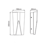 LED SMD WALL LUMINAIRE 11W 370LM 140° 230V AC 3.000K DARK GREY CRI80 IP65 30.000HRS - Image 2