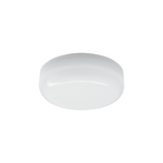 LED PC WHITE CEILING LUMINAIRE 230V AC IP66 12W 1020lm 3000K 180° Ra80