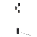 ΔΑΠΕΔΟΥ ΜΑΥΡΟ ΜΕΤΑΛΛΟ D15*H165cm 3ΧΕ27 KENNETH