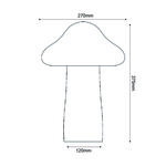 LED SMD POST LUMINAIRE 10W 850LM 230V AC 3.000K RA80 IP65 30.000HRS BLACK CEMENT - Image 2