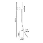 NETTO ΕΠΙΔΑΠΕΔΙΟ Φ/Σ 1XE14 ΛΕΥΚΟ ΜΑΡΜΑΡΟ+ΜΕΤ/ΚΟ D9XH160CM HERA - Image 2
