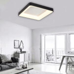 InLight Πλαφονιέρα οροφής LED 48W 4000K από μαύρο μέταλλο και ακρυλικό D:48cm (42173-Β) - Image 2
