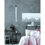InLight Κρεμαστό φωτιστικό LED 10W 3000K από μέταλλο και PVC D:53cm (6025) - Image 2