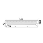 ΕΠΙΤΟΙΧΟ Φ/ΣLED SMD 15W 3200K IP44 TINKI ΑΚΡΥΛ.+ΜΕΤ/ΚΟ 57Χ4,5Χ7CM TINKI - Image 2