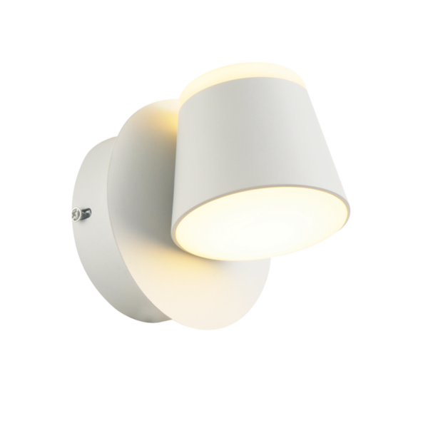 ΕΠΙΤΟΙΧΟ Φ/Σ LED 8W 3000K 640LM ΛΕΥΚΟ ΜΕΤ/ΚΟ 12X12X13CM LUCIDO