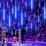 "SNOWDROP" 180 CW LED ΛΑΜΠ., 18LX10DROPS ΜΗΚ.30CM, ΑΝΤΑΠΤ(5V), ΕΠΕΚΤ(ΜΑΧ 3)IP44, 4m+5m ΔΙΑΦ. ΚΑΛ. - Image 2