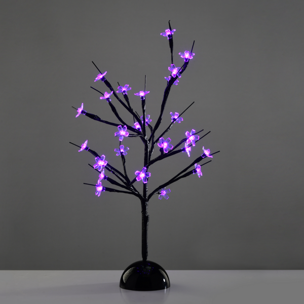 "TABLE TREE" 25 LED ΣΧΕΔΙΟ ΛΑΜΠΑΚ ΜΕ ΜΠΑΤΑΡΙΑ 3xAA ΜΩΒ IP20 10x10x45cm