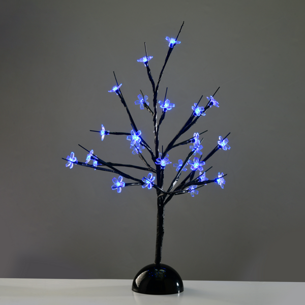 "TABLE TREE" 25 LED ΣΧΕΔΙΟ ΛΑΜΠΑΚ ΜΕ ΜΠΑΤΑΡΙΑ 3xAA ΜΠΛΕ IP20 10x10x45cm