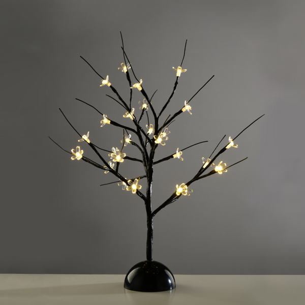 "TABLE TREE" 25 LED ΣΧΕΔΙΟ ΛΑΜΠΑΚ ΜΕ ΜΠΑΤΑΡΙΑ 3xAA ΘΕΡΜΟ ΛΕΥΚΟ IP20 10x10x45cm