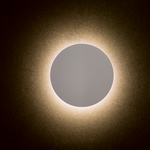 ΕΠΙΤΟΙΧΟ Φ/Σ LED 24W 3000Κ ΛΕΥΚΟ MDF ΚΥΚΛΟΣ Φ40ΧΗ3,6CM ECLIPSE - Image 2