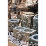 ΦΑΝΑΡΙ ΚΕΡΑΜΙΚΟ ΜΕ ΣΚΑΛΙΣΜΑ ΜΠΕΖ 10.5ΕΚ - Image 2