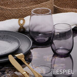 DIS. AMBER PURPLE WHITE WINE 350CC D:8 H:10 P/1008 GB6.OB24. (smC) - Image 2